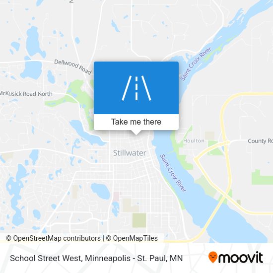 School Street West map