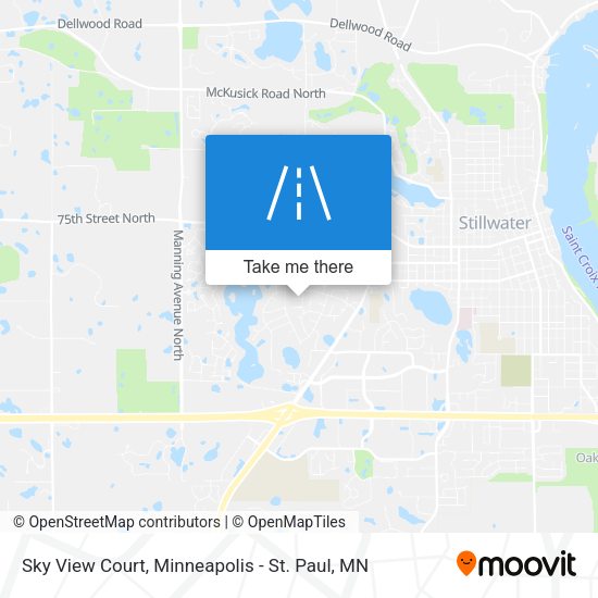Mapa de Sky View Court