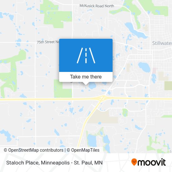 Staloch Place map