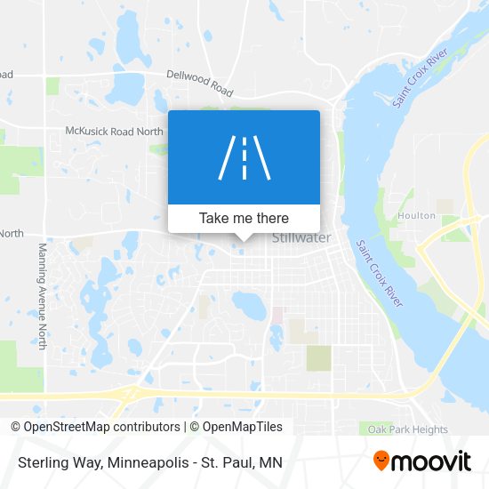 Sterling Way map