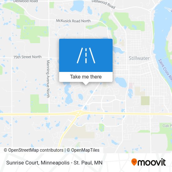 Sunrise Court map