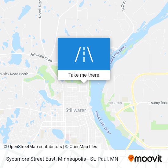 Sycamore Street East map