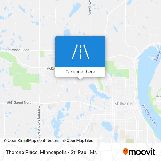 Thorene Place map