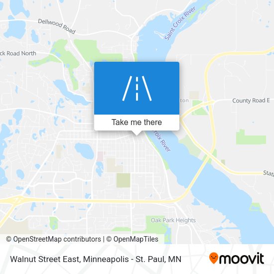 Mapa de Walnut Street East