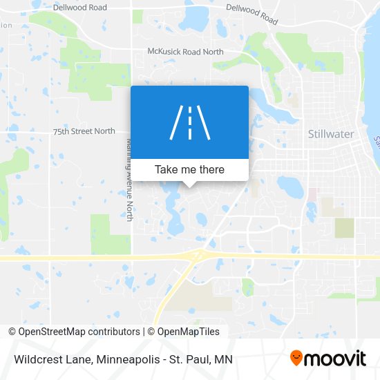 Wildcrest Lane map