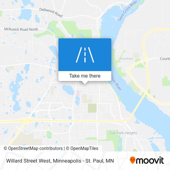 Willard Street West map