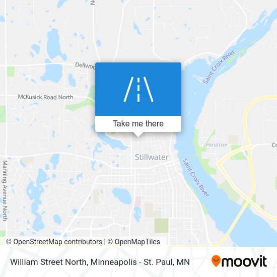 William Street North map