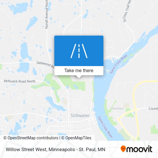 Mapa de Willow Street West