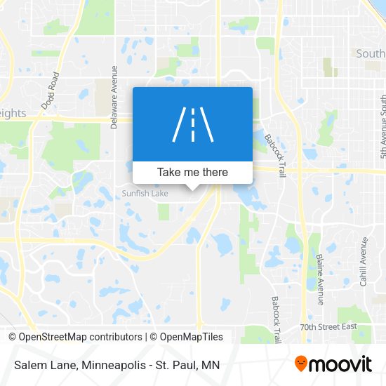 Salem Lane map