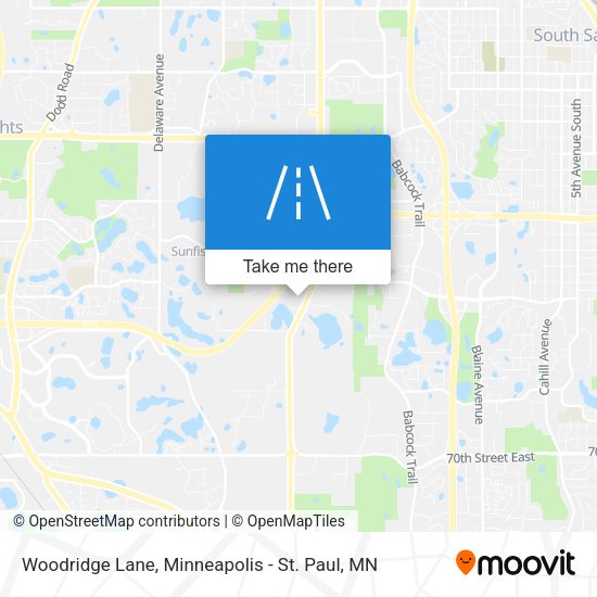 Woodridge Lane map