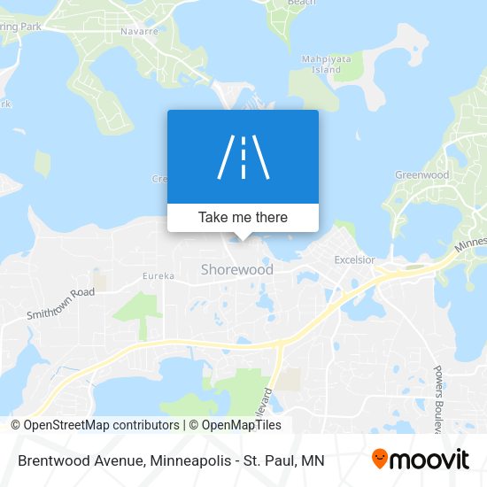 Brentwood Avenue map
