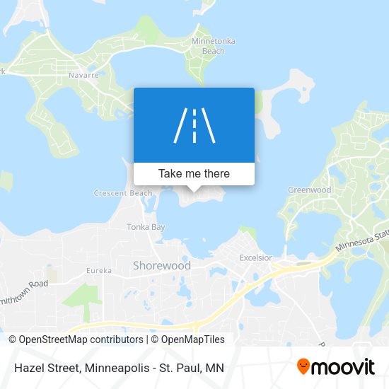 Mapa de Hazel Street