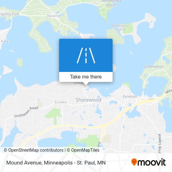 Mound Avenue map