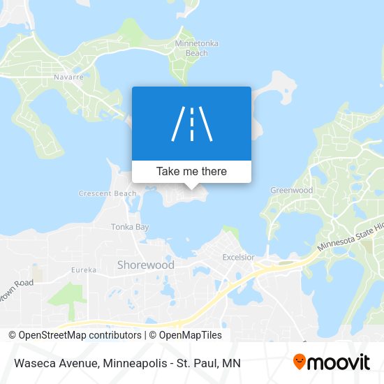Waseca Avenue map