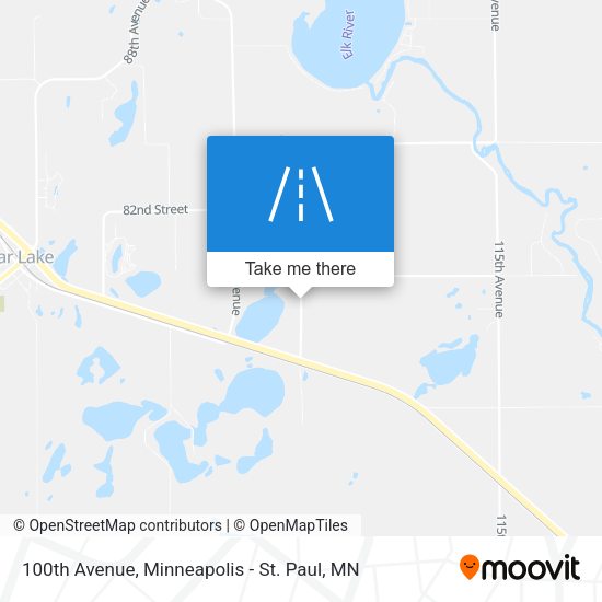 Mapa de 100th Avenue