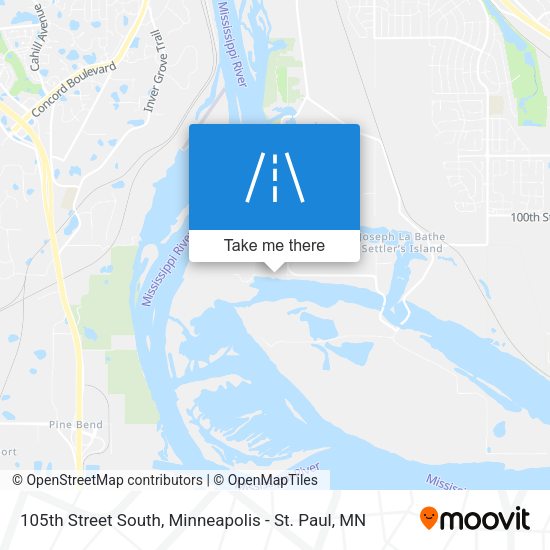 105th Street South map