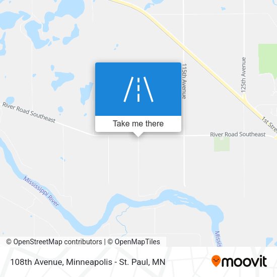 108th Avenue map