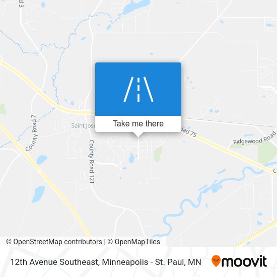 Mapa de 12th Avenue Southeast