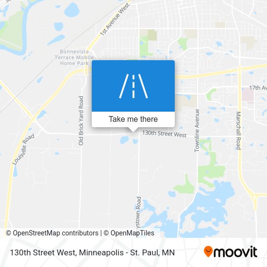 Mapa de 130th Street West