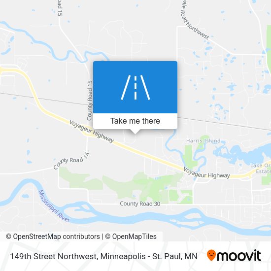 149th Street Northwest map