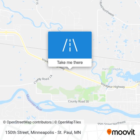 150th Street map