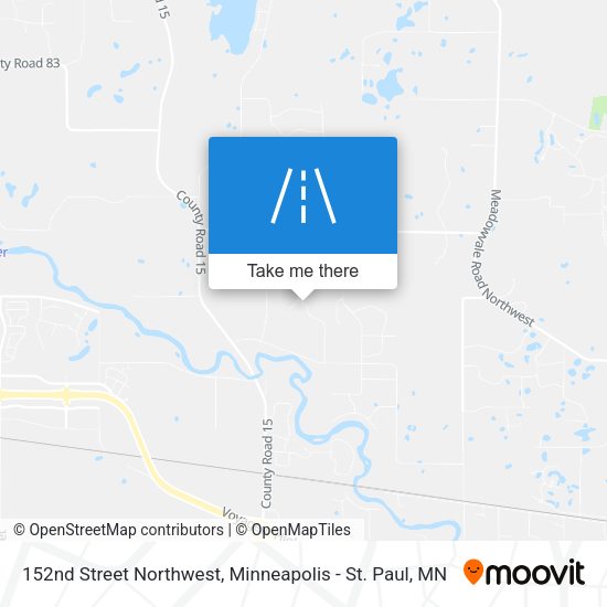 Mapa de 152nd Street Northwest