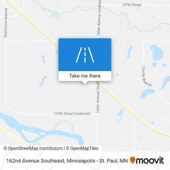 162nd Avenue Southeast map