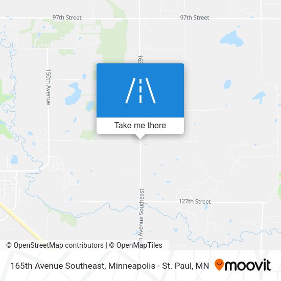 165th Avenue Southeast map