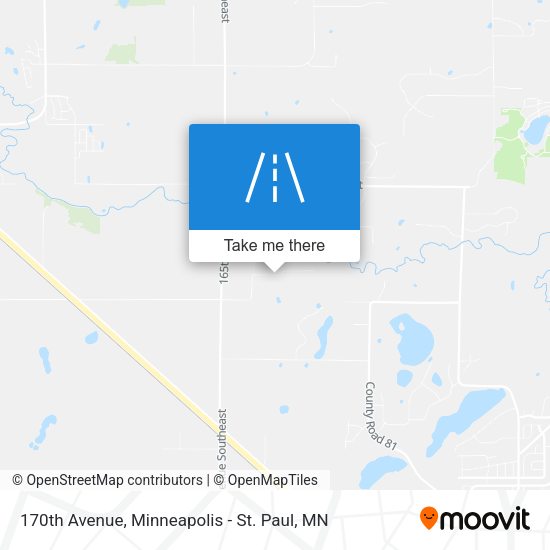170th Avenue map