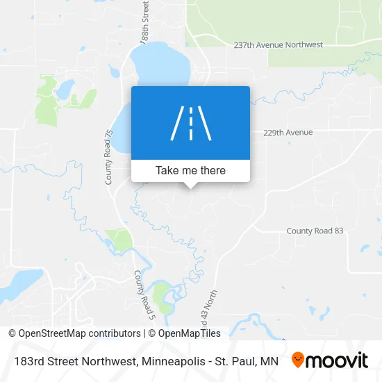 183rd Street Northwest map