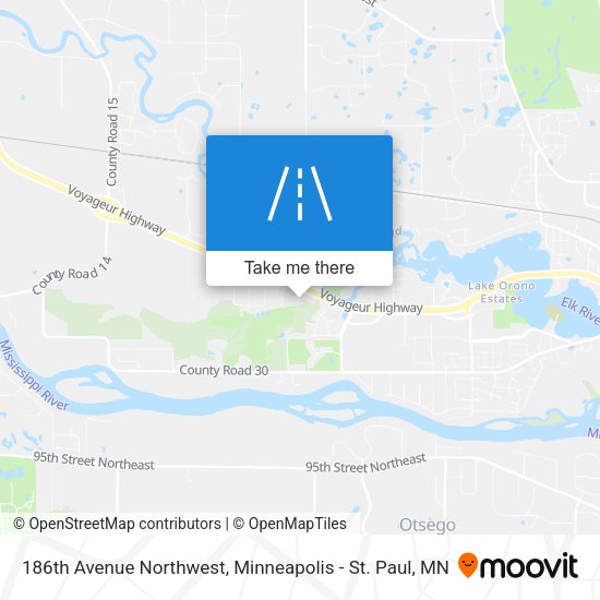 186th Avenue Northwest map