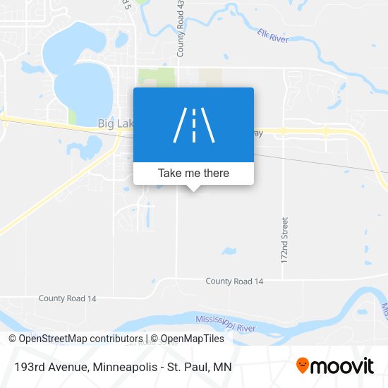 Mapa de 193rd Avenue