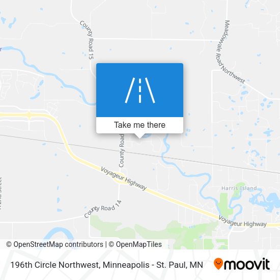 Mapa de 196th Circle Northwest