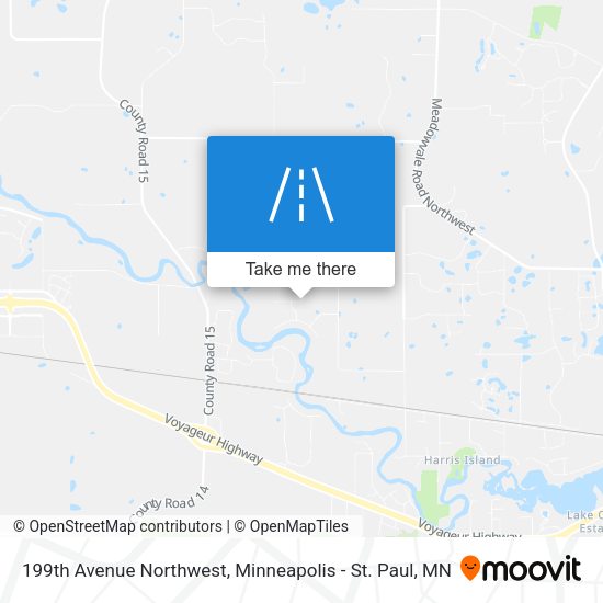 Mapa de 199th Avenue Northwest