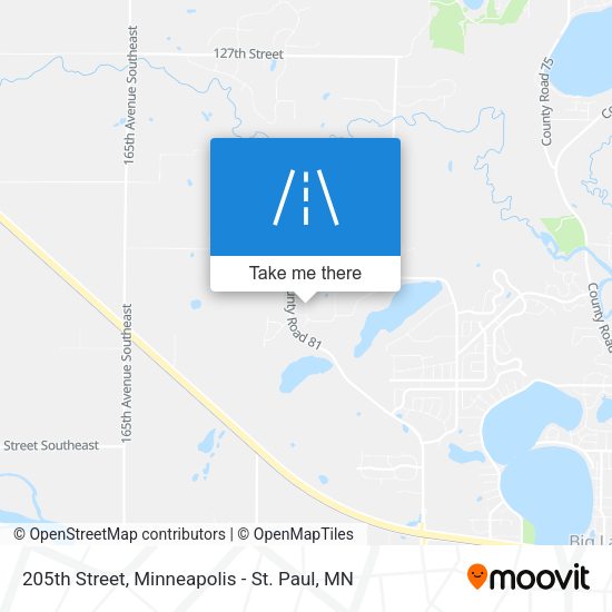 Mapa de 205th Street