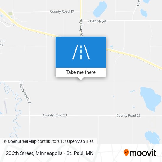 206th Street map