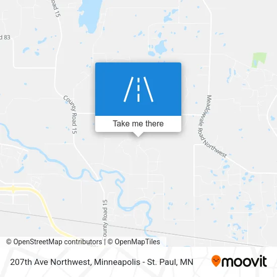 207th Ave Northwest map