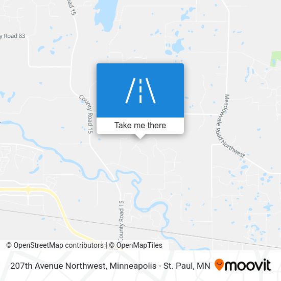 Mapa de 207th Avenue Northwest