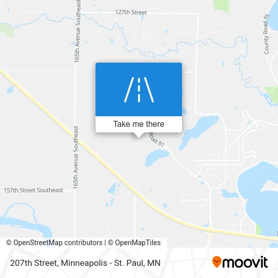 207th Street map