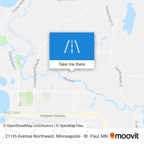 211th Avenue Northwest map