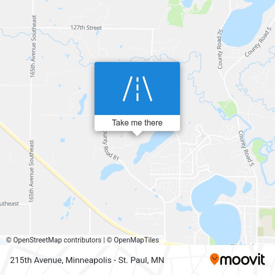 215th Avenue map