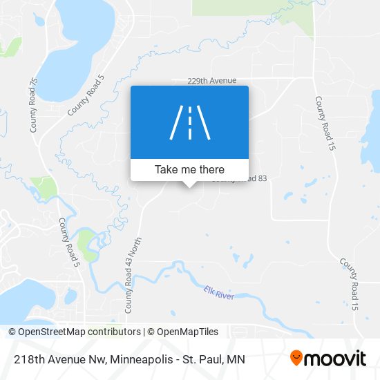 218th Avenue Nw map