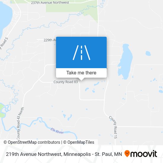 219th Avenue Northwest map