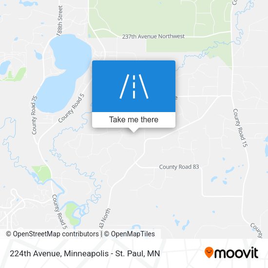 224th Avenue map