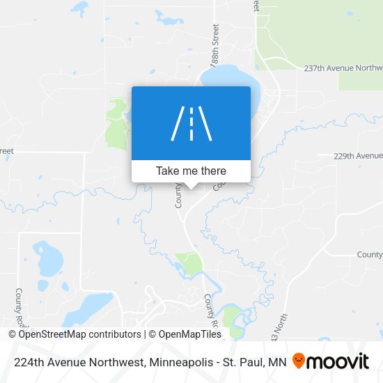 224th Avenue Northwest map