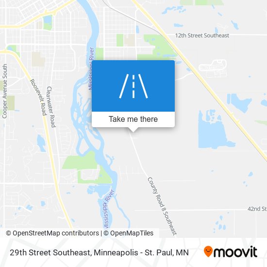 Mapa de 29th Street Southeast