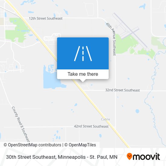 Mapa de 30th Street Southeast