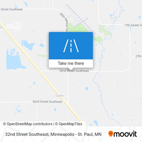 32nd Street Southeast map