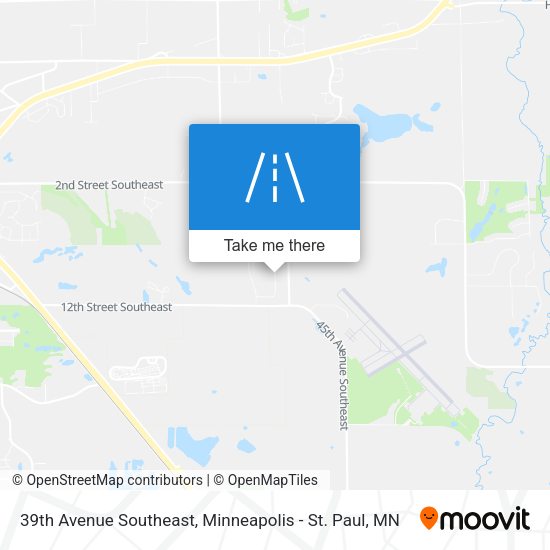 39th Avenue Southeast map