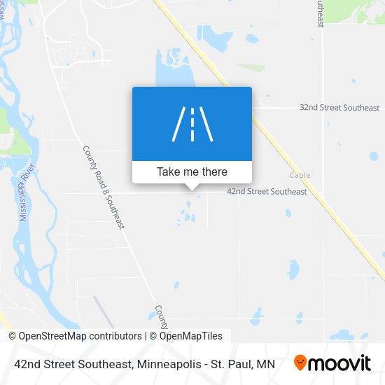 42nd Street Southeast map